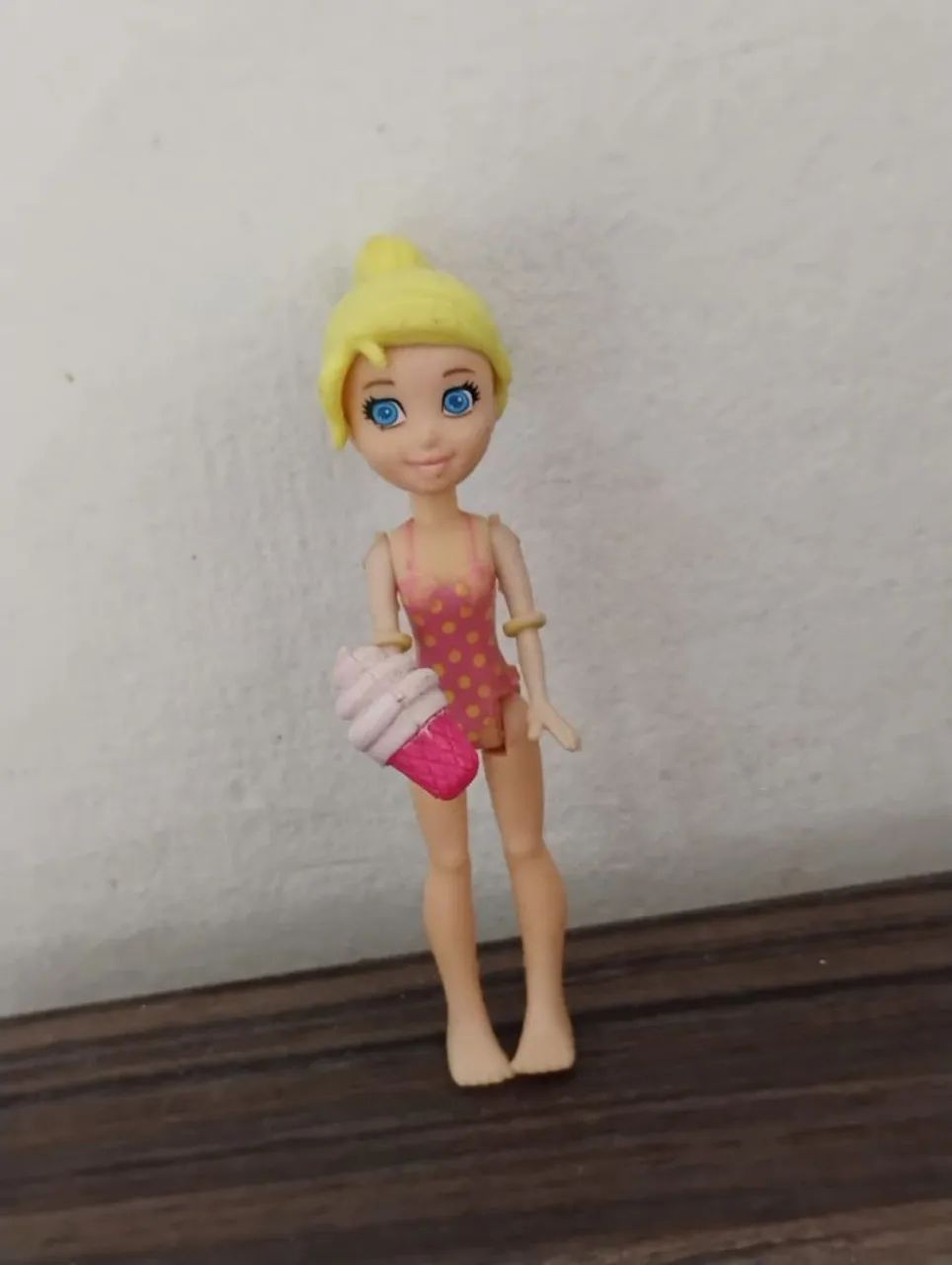 Boneca Polly Pocket Original Mattel Com Sorvete - Usada
