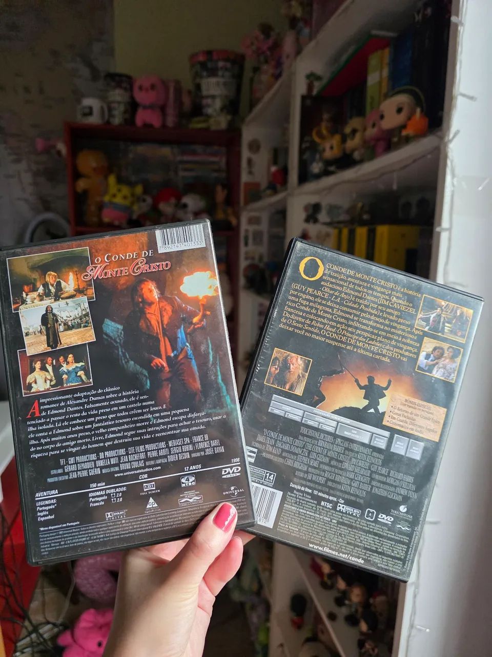 DVD O Conde de Monte Cristo 1998 e 2002 - Foto 2