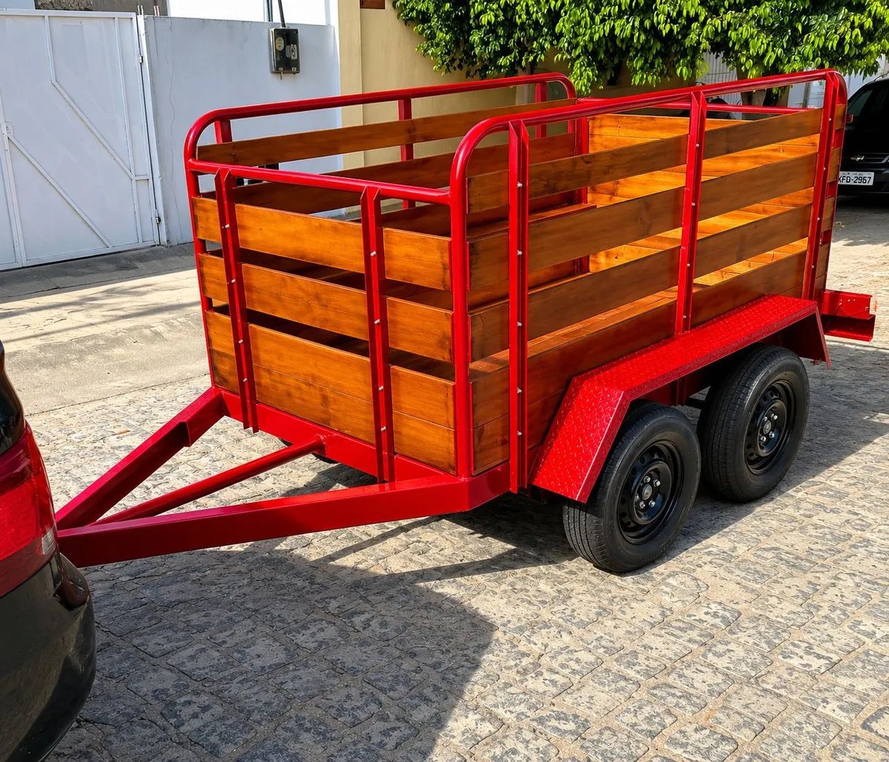 Reboque para transporte de água 