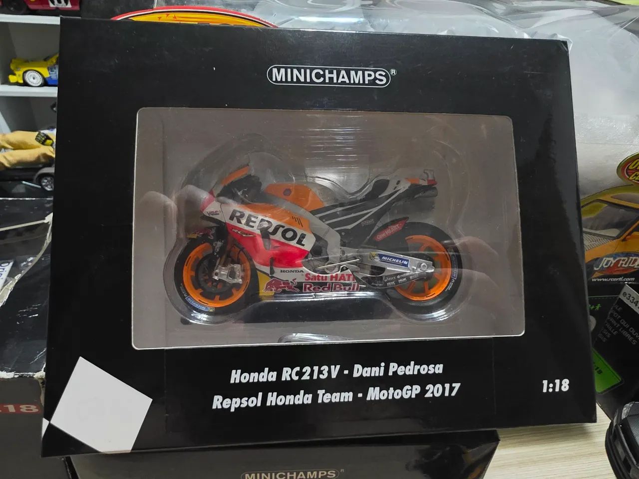 Miniatura 1:18 minichamps moto Honda repsol Honda rc213v dani