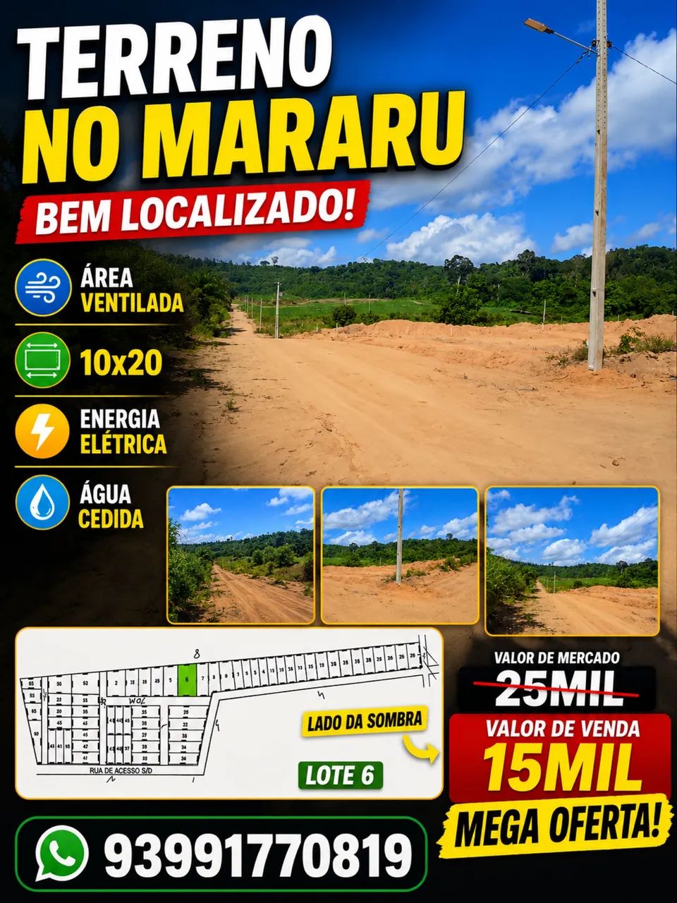 Vendo terreno bem localizado 
