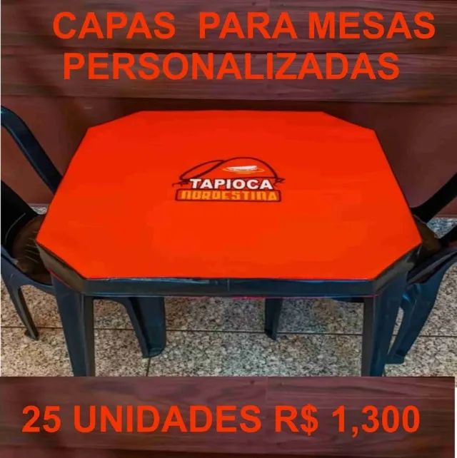 25 capas personalizadas  para mesa ! bar e restaurante!