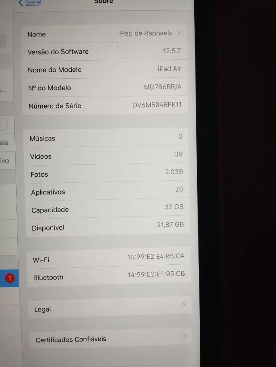 Ipad Air em otimo estado  - Foto 5