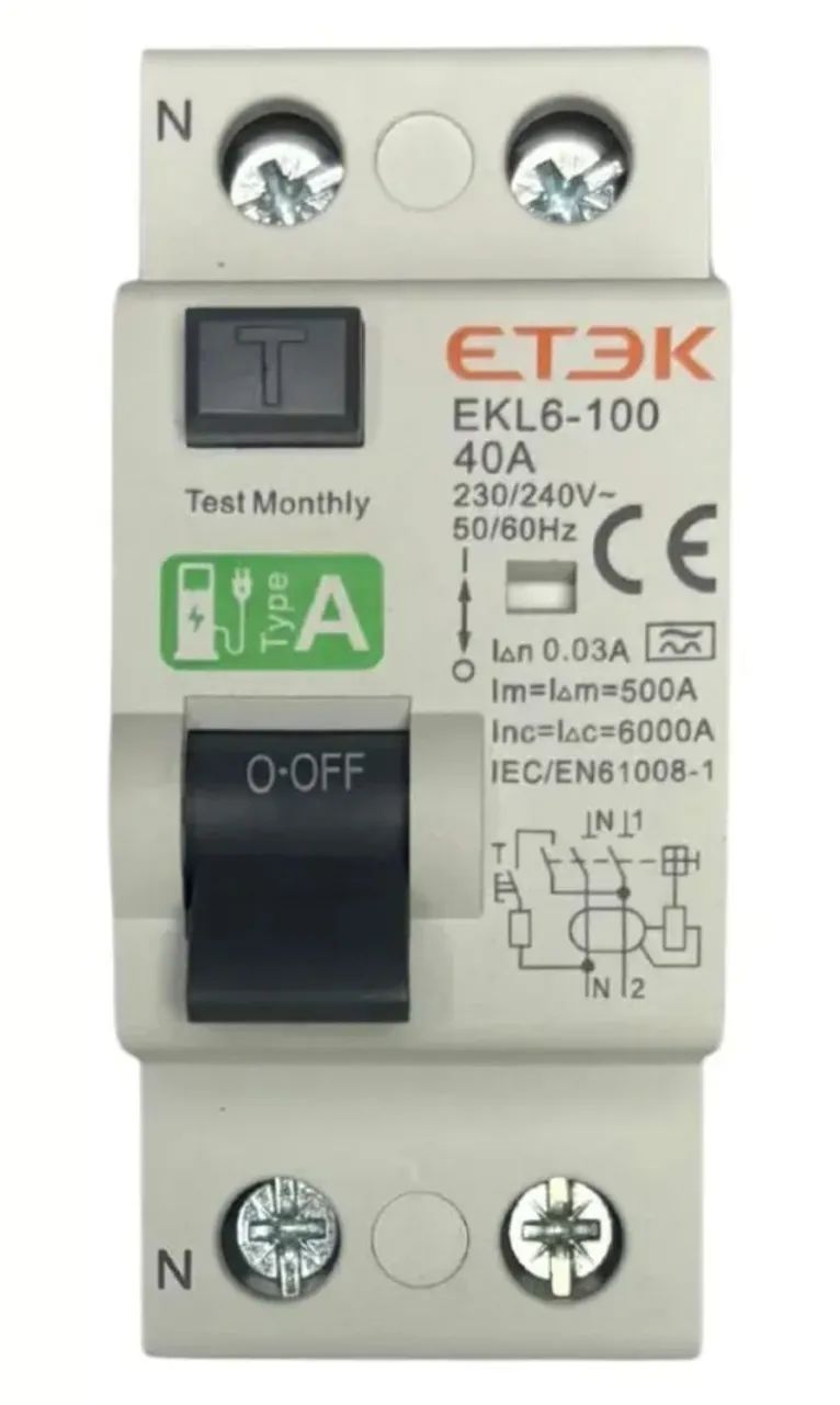 Interruptor Dr 2p 40a Etek - Foto 3