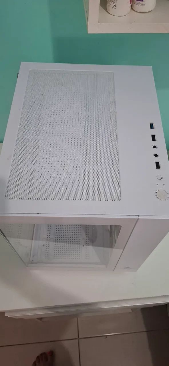 Gabinete Gamer Acegeek Gimli Branco - Foto 4