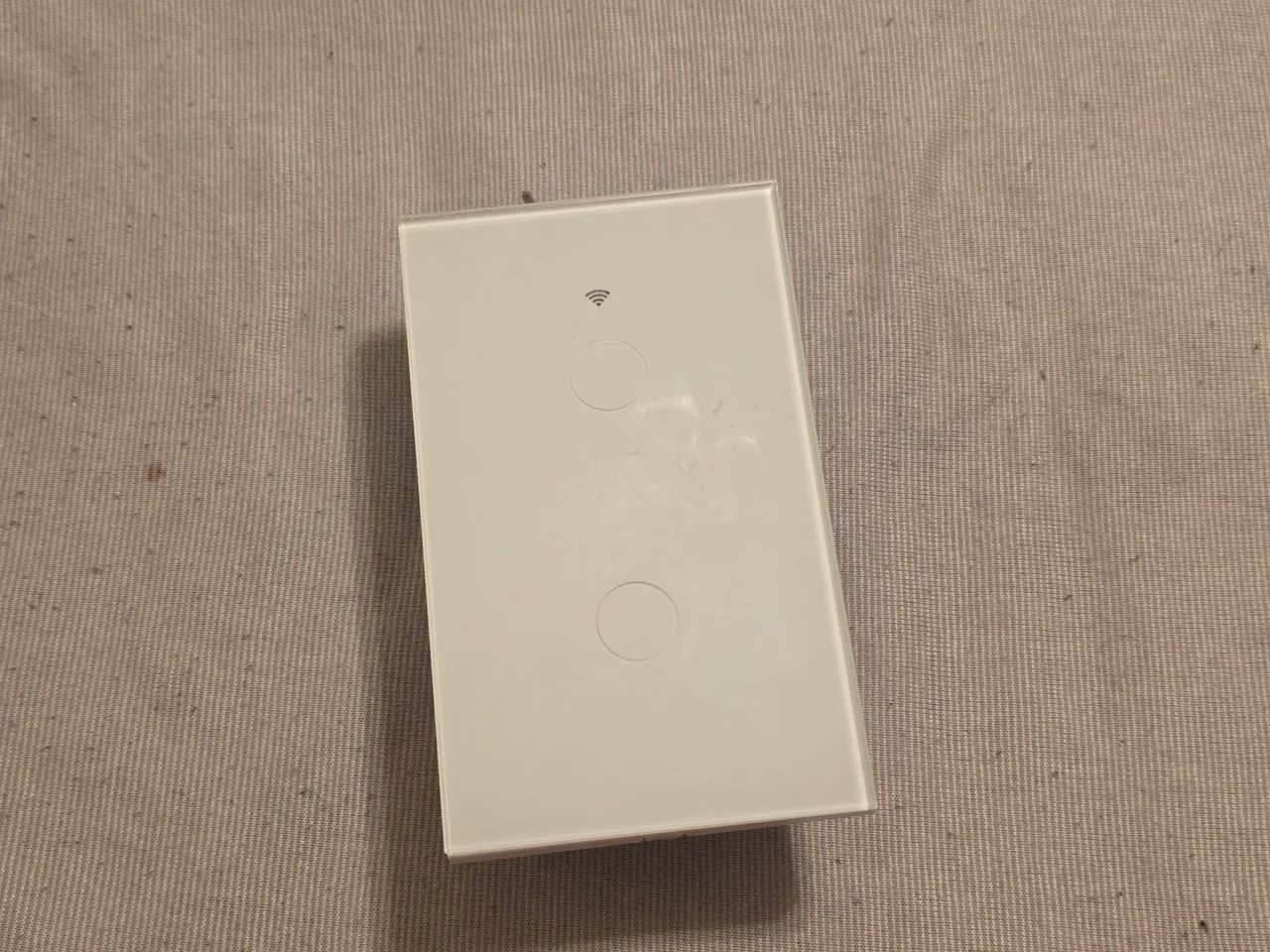  Interruptor Wifi Tuya 2 botões Branco 