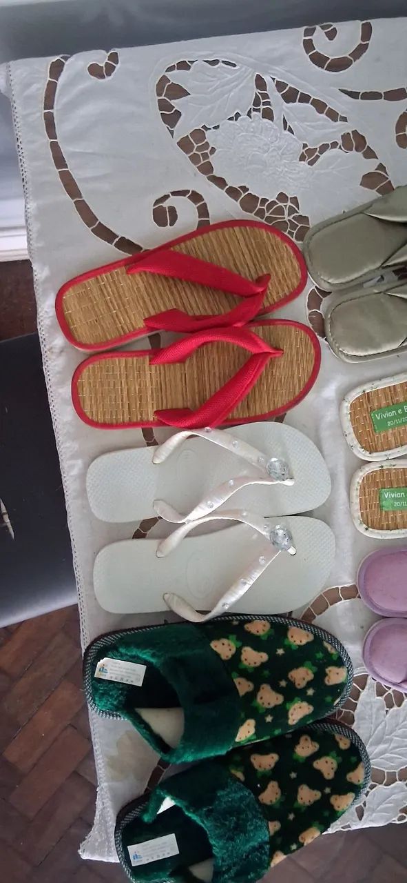 Chinelos para usar em casa e ficar confortável.  - Foto 2