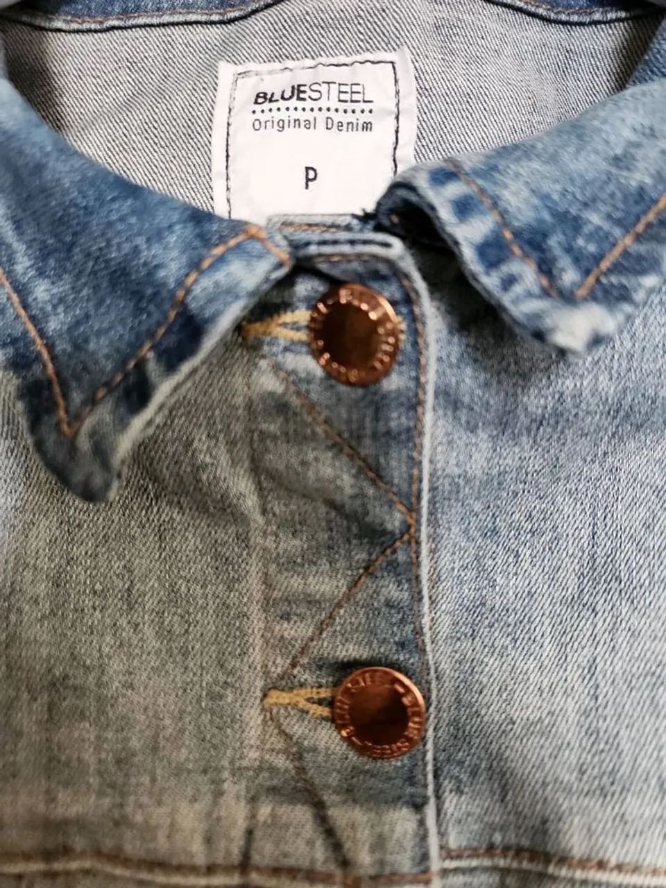 Jaqueta jeans cropped feminina - Foto 5