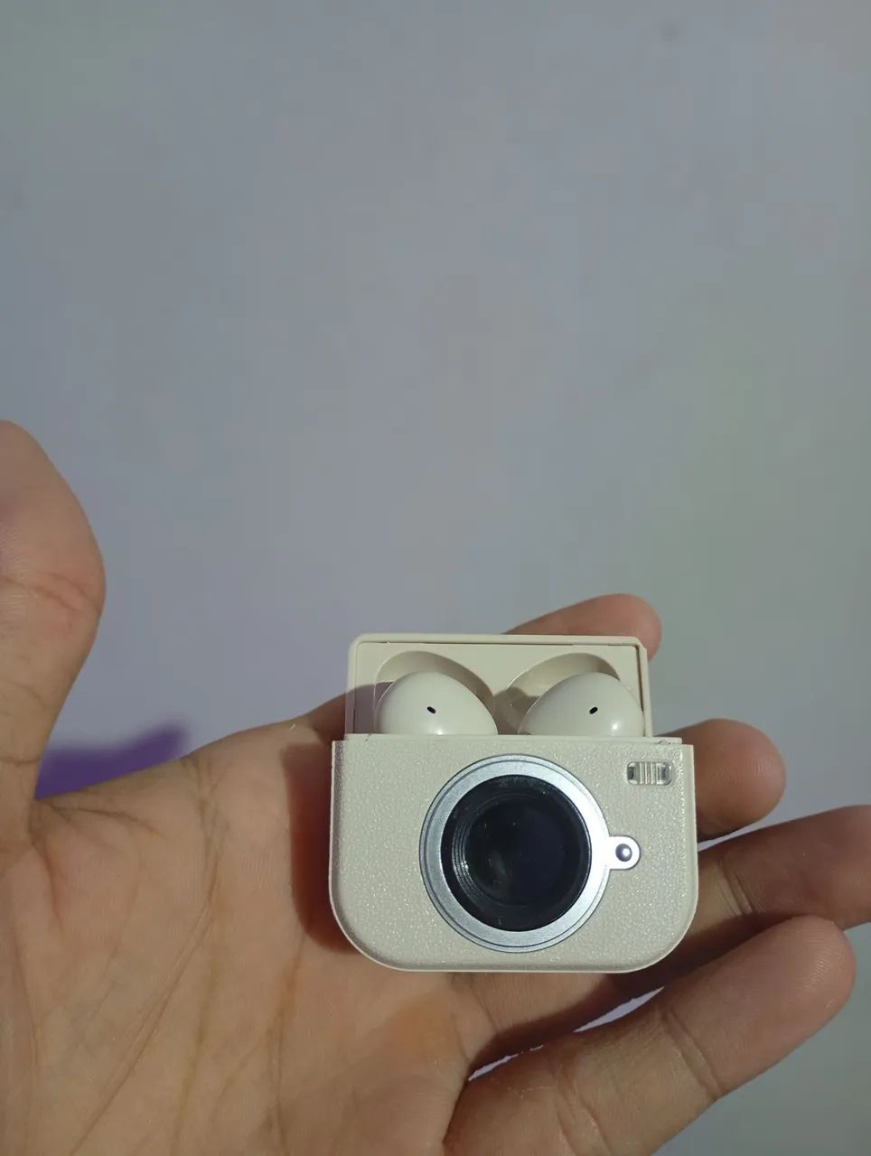Fone bluetooth temático estilo câmera retrô  - Foto 5