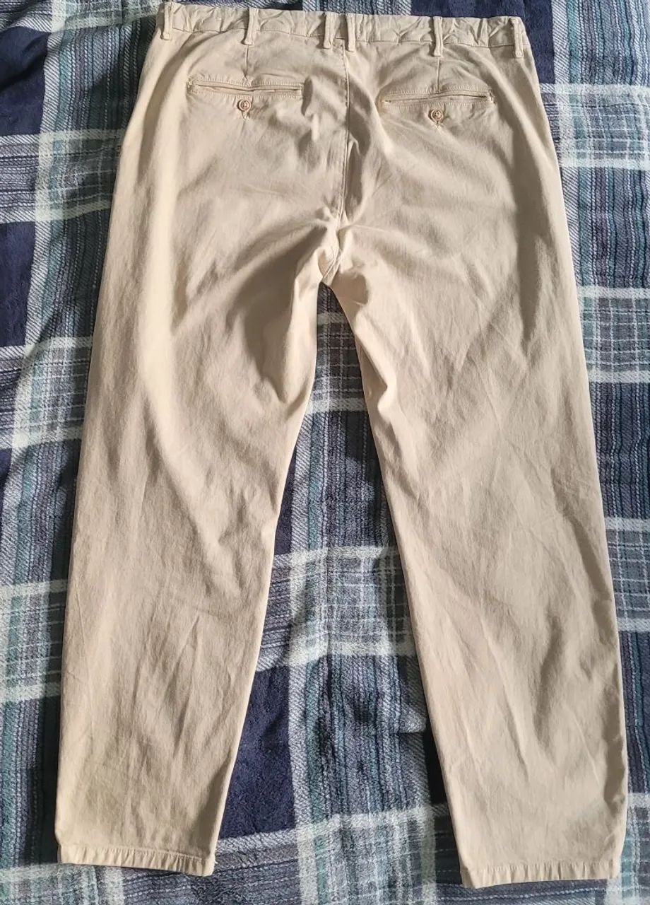 Calça Angelo Litrico Casual Slim Bege  - Foto 2