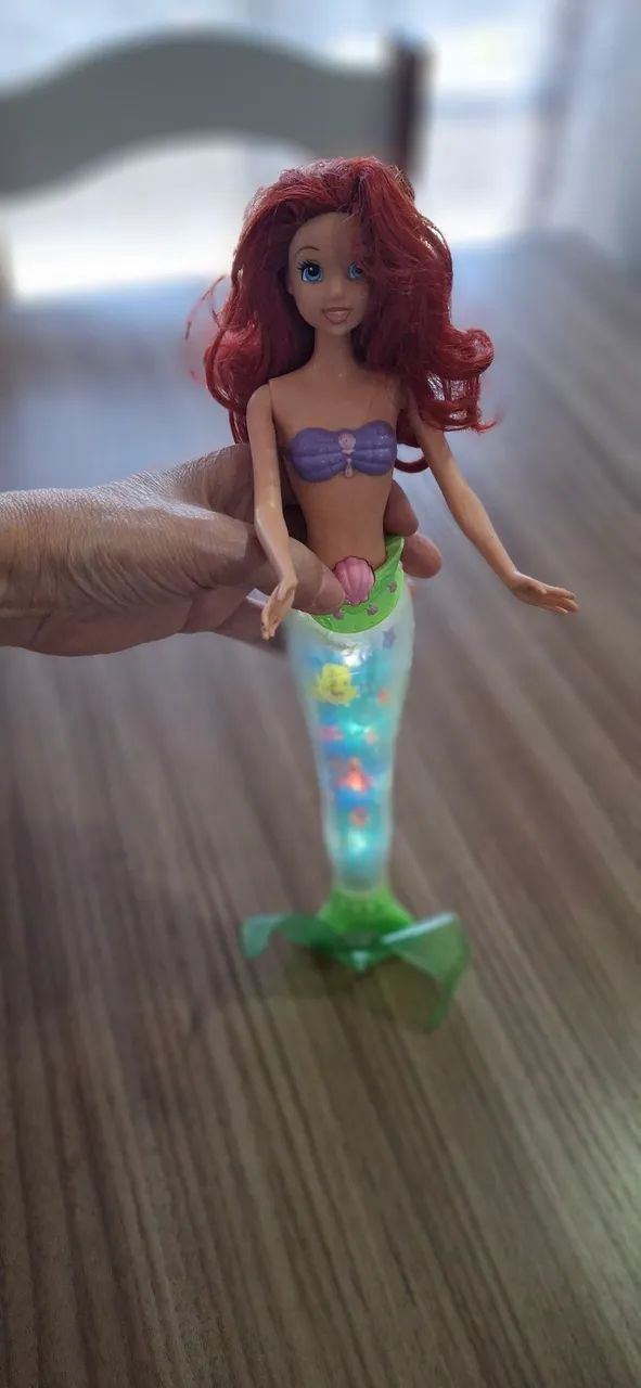 ARIEL Magic Light- Up Mermeid Mattel 2007 2008 - Foto 3