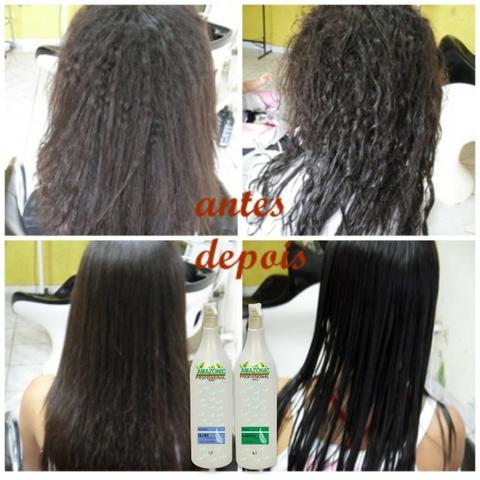Gloss Redutor de Volume Amazonic Bittes Cosméticos Kit 1 Lt - Foto 2