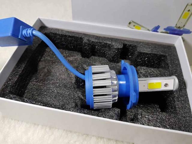 Lampada LED Farol H4 4100LM de potencia 36W com Cooler (Uma Unidade/Moto) - Foto 6