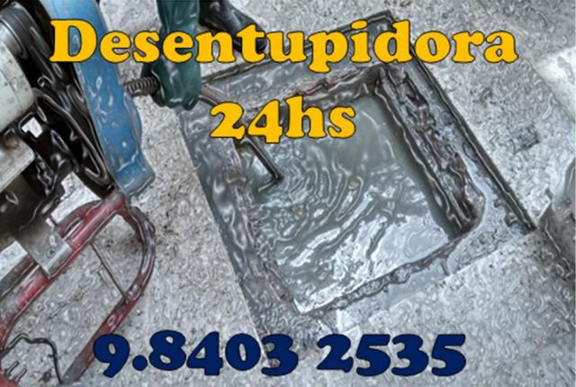 Desentupidora e limpa fossas 24hs (Aceitamos todos os cartões)