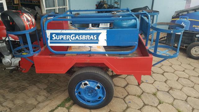 Triciclo para supermercado, entrega de gás, agua, compra - Foto 7