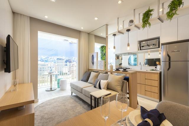 Apartamento centro SP Piso laminado + Escritura + ITBI gratuito 2 dorm - Foto 5