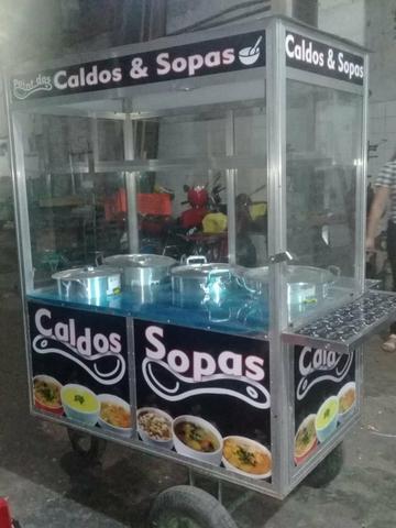 Carroça de caldo e sopa