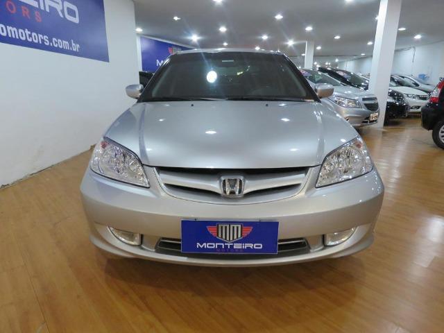 Honda Civic 1.7 EX 16v 4p Automático Blindagem III-A Completo C/ Couro - Foto 3