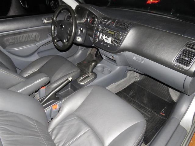 Honda Civic 1.7 EX 16v 4p Automático Blindagem III-A Completo C/ Couro - Foto 13