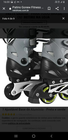 patins netshoes gonew