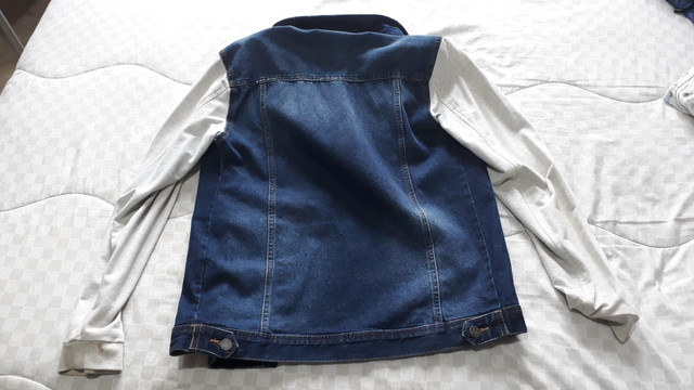 jaqueta jeans adulto
