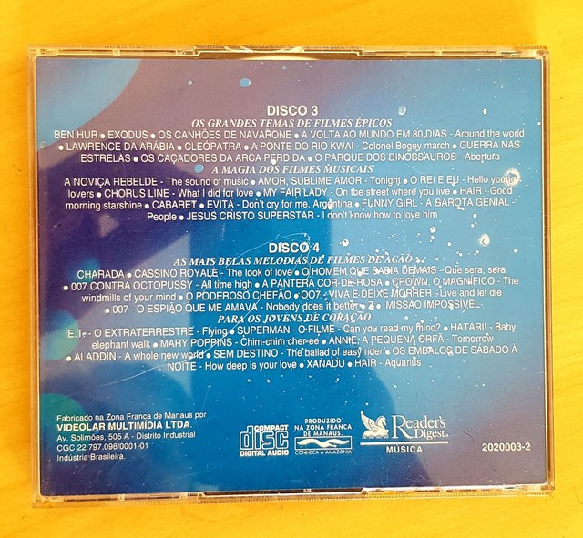 5 CDs O Cinema Através da Música - Reader's Digest - Foto 3