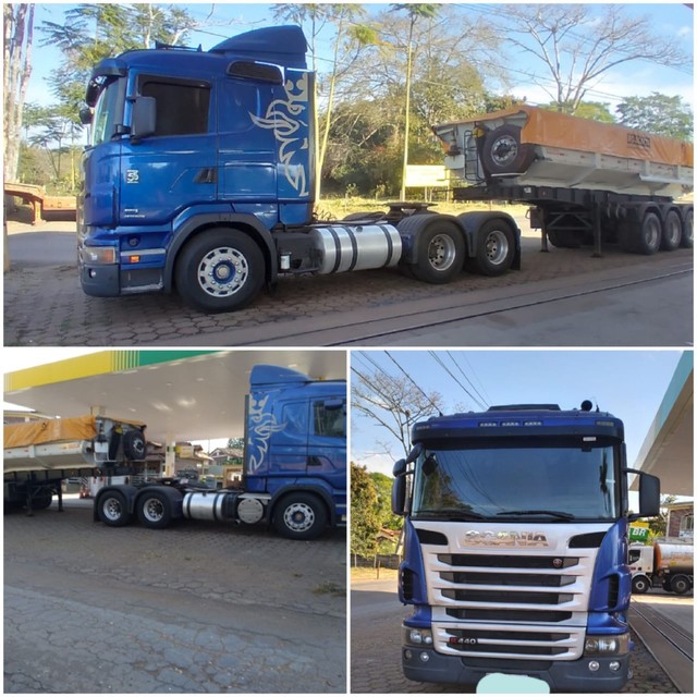 CAVALO SCANIA R440 E CARRETA MORUMBI