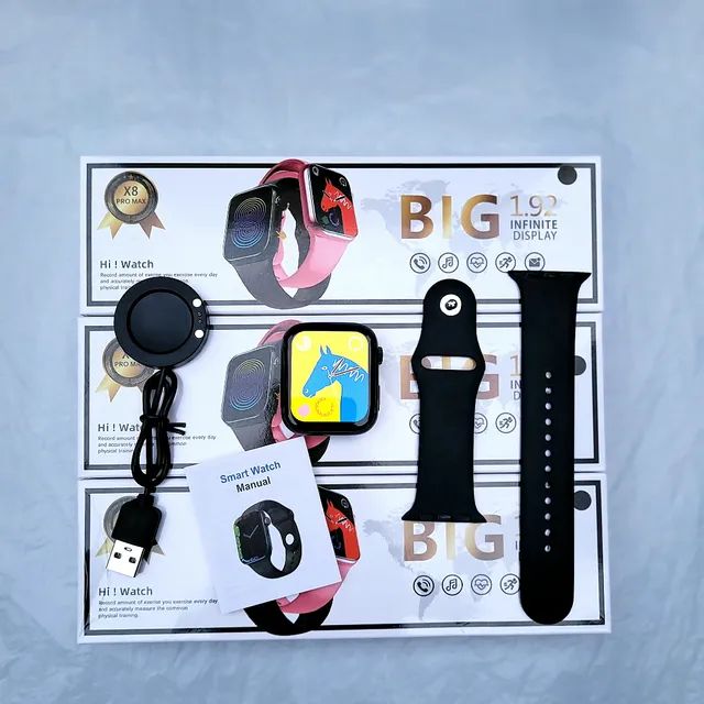 Smartwatch com película grátis parcelamos em 12 x no cartão  - Foto 5