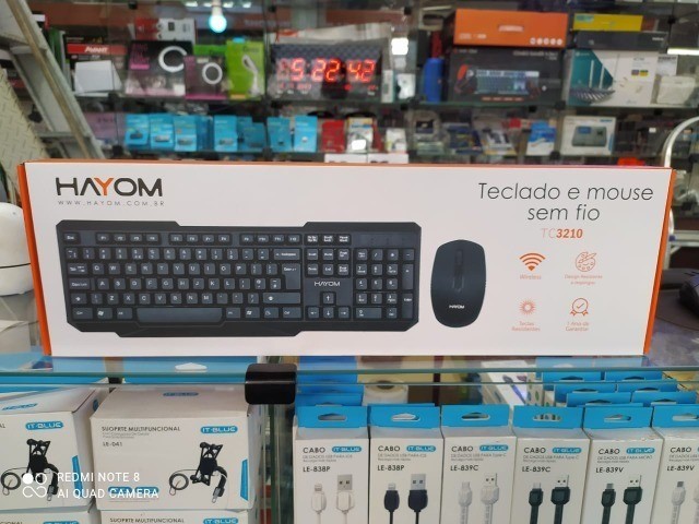 Teclado e mouse sem fio para computador e notebook  - Foto 3