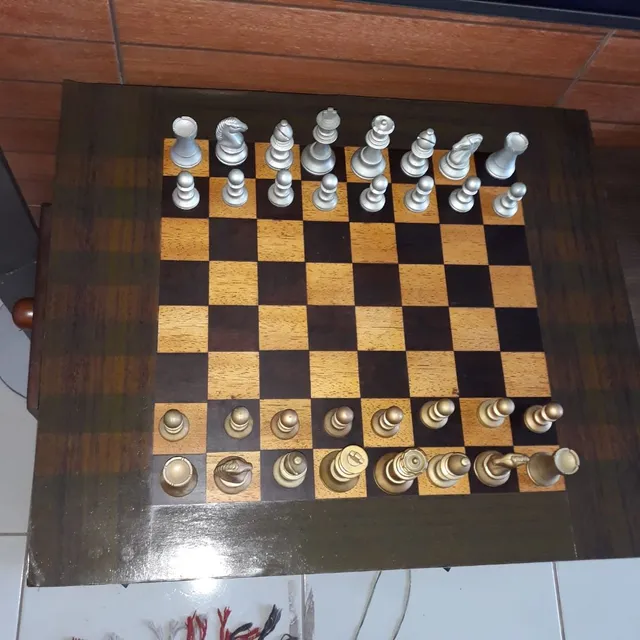 Jogo de xadrez de madeira  +91 anúncios na OLX Brasil