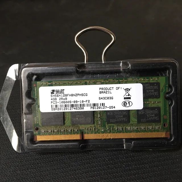 Memórias de notebook DDR3 4GB