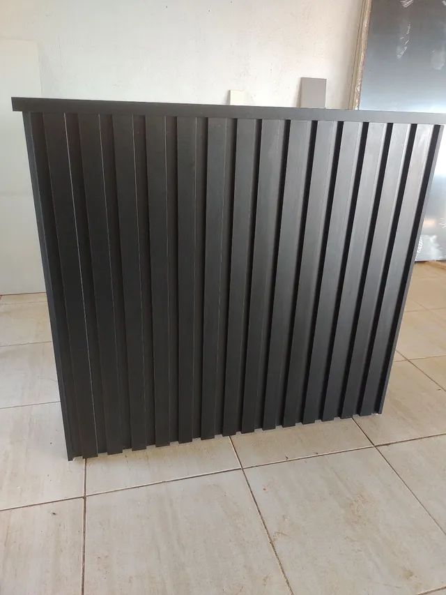 Balcão ripado/caixa/atendimento/recepção 