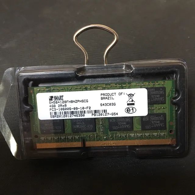 Memórias de notebook DDR3 4GB