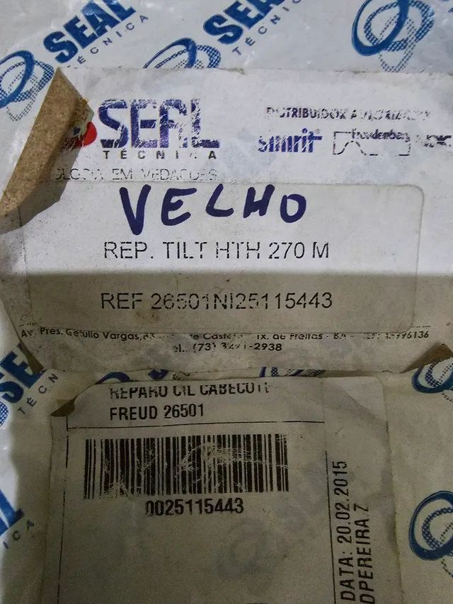 Reparo cilindro cabeçote freud tilt hth 270 m - Foto 3