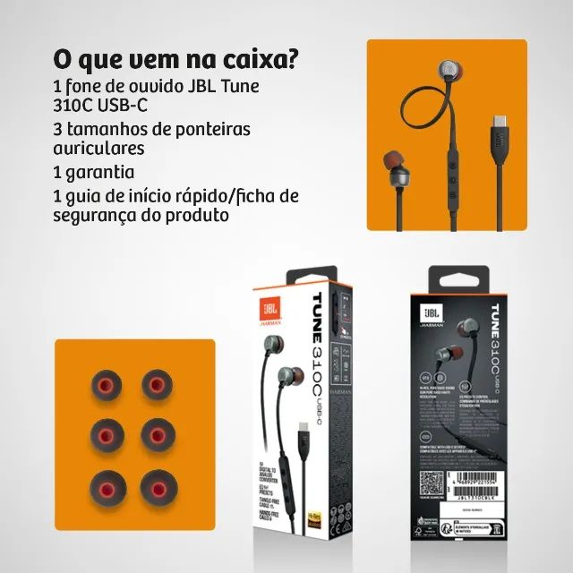 Fone De Ouvido JBL Usb-c S23 S24 iPhone 15 Xiaomi | ORIGINAL e LACRADO - Foto 6