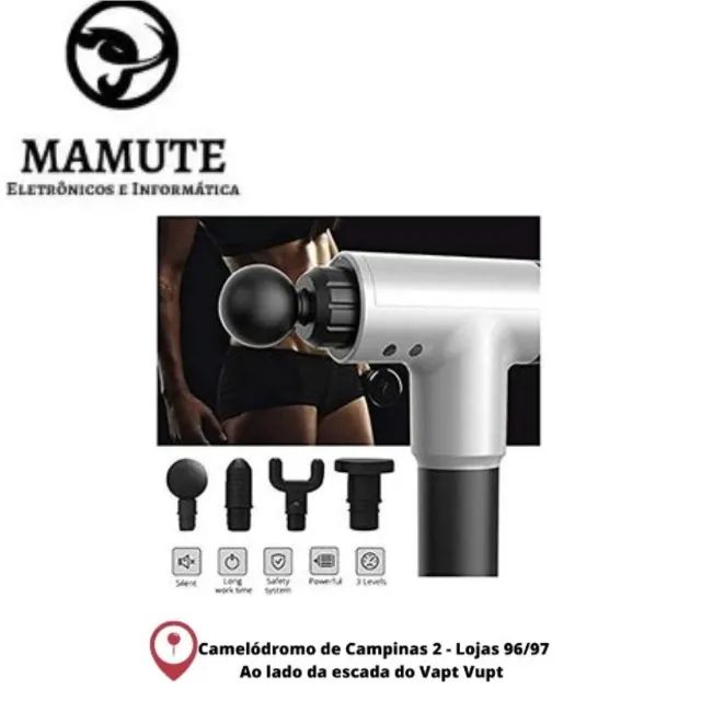 Massageador Muscular Recarregavel Ajuste De Intensidade