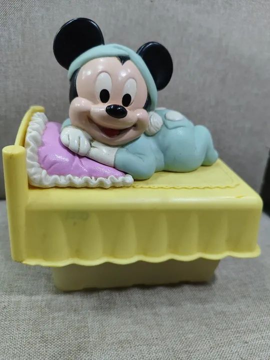 Luminária de Berço Mickey Babies Disney Funcionando  - Foto 5
