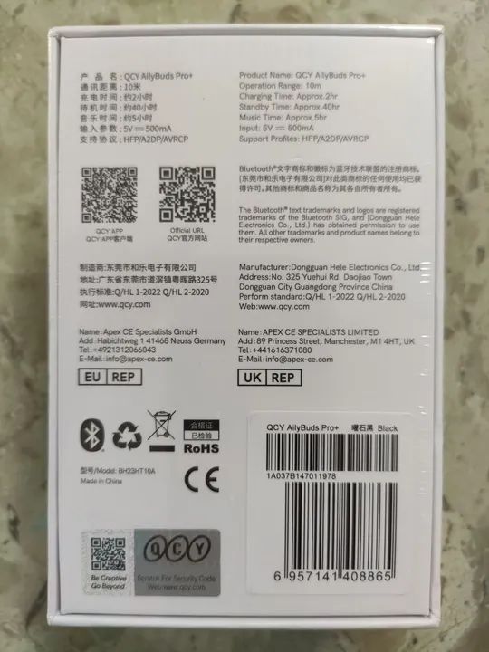 Fone de Ouvido Bluetooth QCY AilyBuds Pro+ com ANC - Foto 2