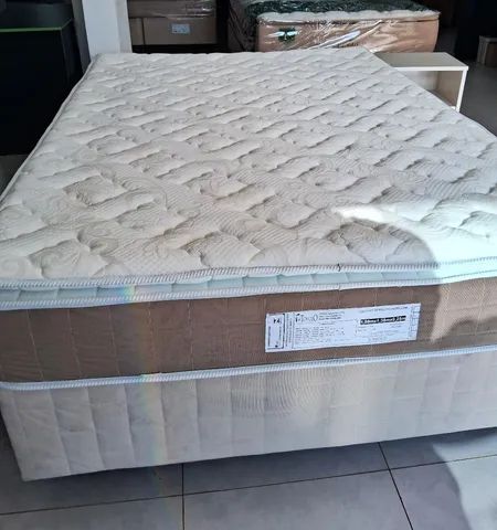Cama box casal colchão D 45 novos  - Foto 2