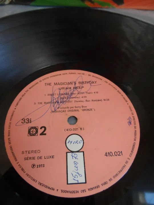 LP Uriah Heep - The Magicians Birthday (de época) - Foto 4