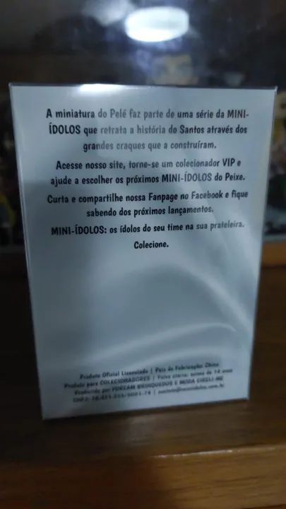 Rei Pelé - Santos - Mini Idolos - Lacrado - Foto 2