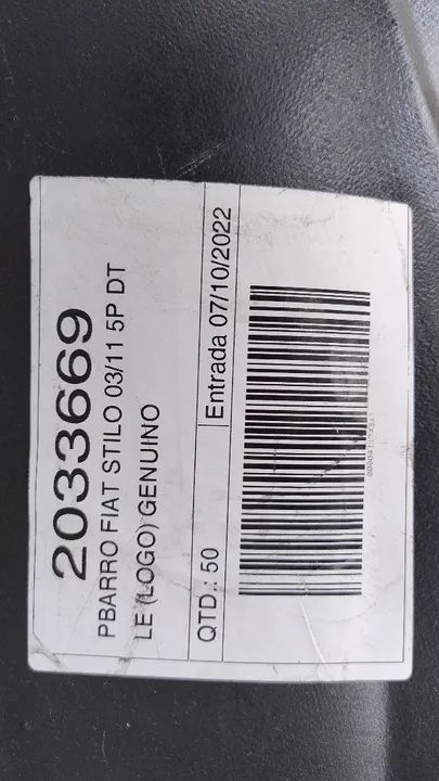 Parabarro Dianteiro esquerdo FIAT Stilo 2003 a 2011 Genuina  - Foto 6
