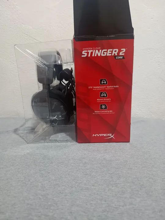 HEADSET GAMER HYPERX CLOUD STINGER 2 CORE PC PRETO Peças de Hardware