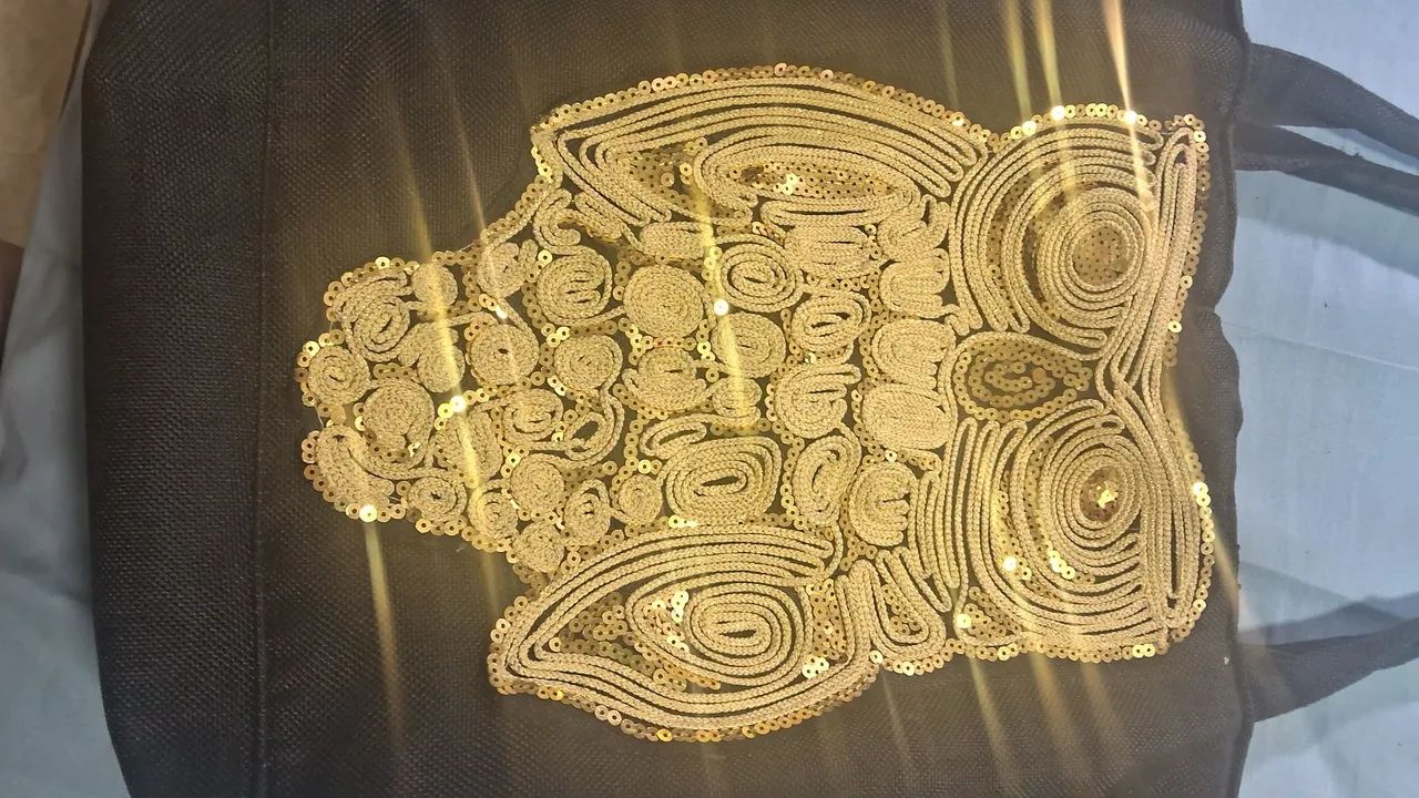 Bolsa praia coruja bordada - Foto 4