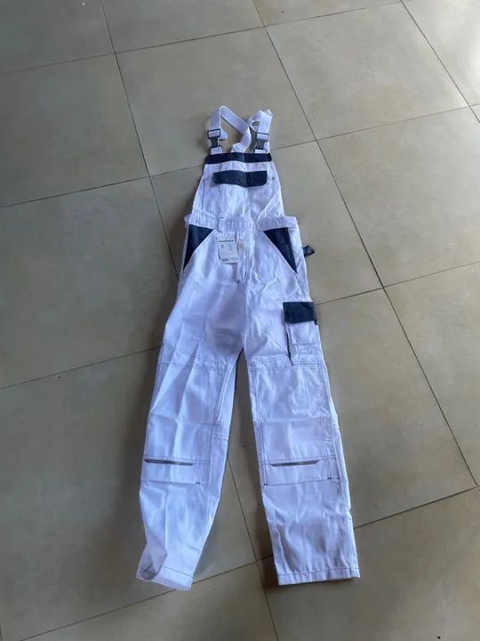 Macacão de trabalho branco - Novo