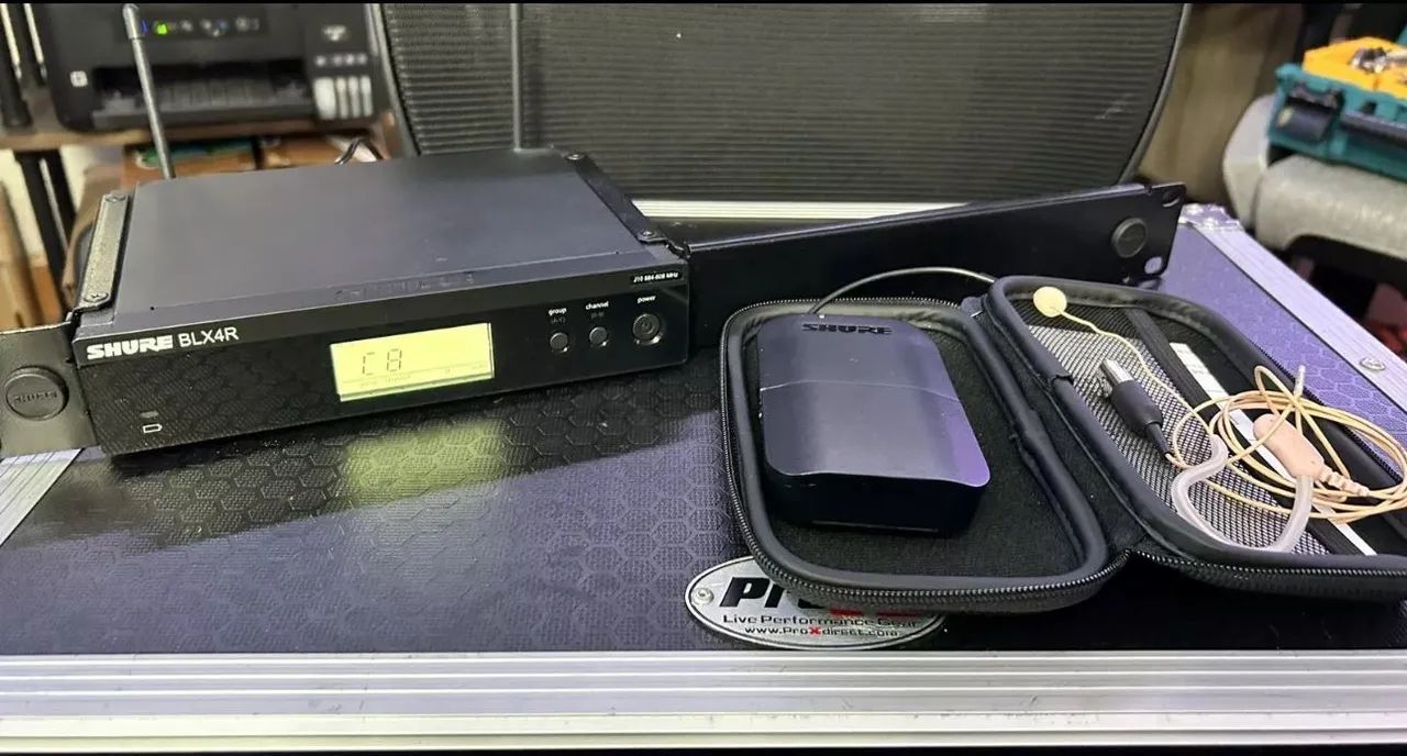 Microfone Shure Blx14rbr/mx53-j10 S/fio Headset Mx153 Bege - Foto 6