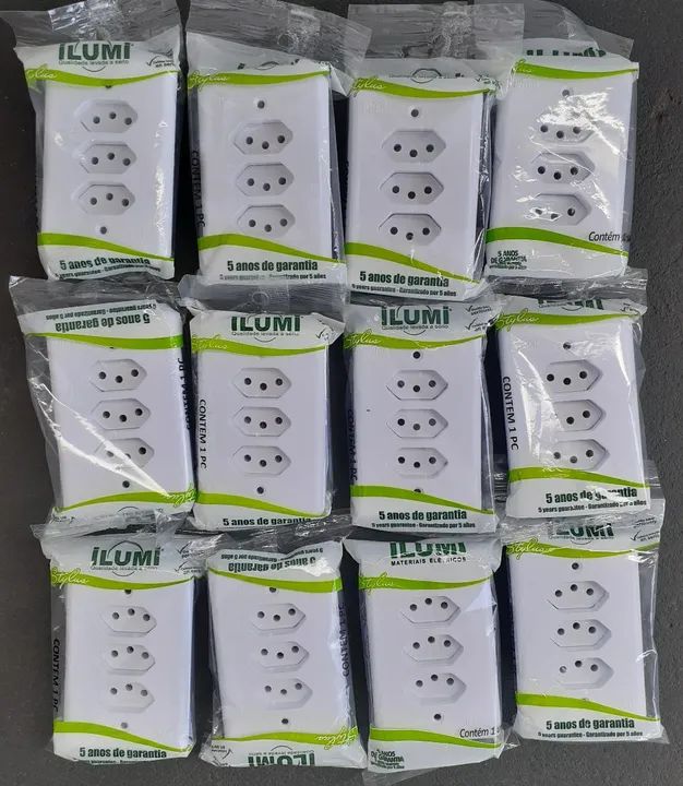 Tomada Tripla ILUMI 20amp (cada) 