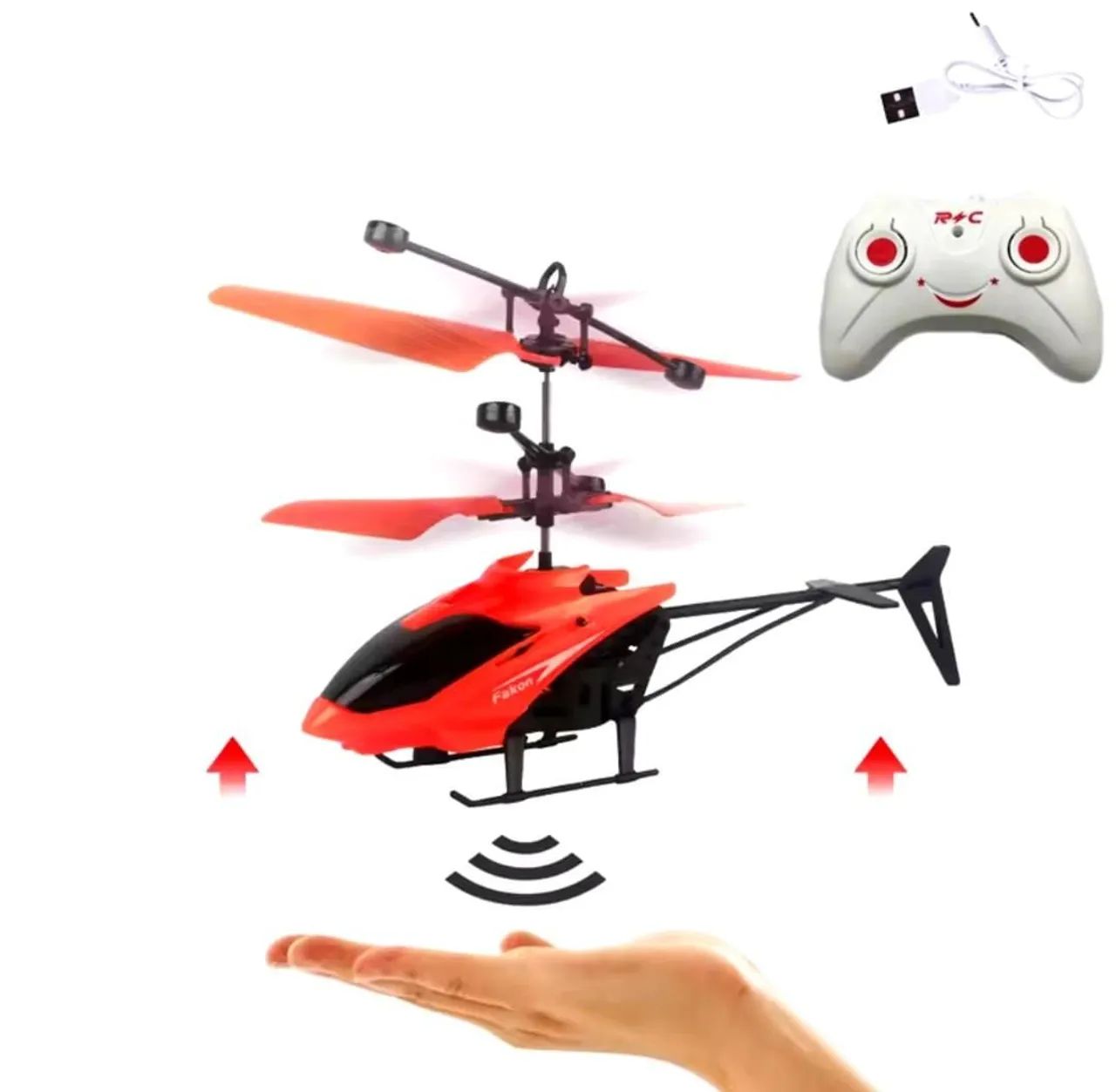 Helicóptero de Brinquedo Recarregável  - Foto 4