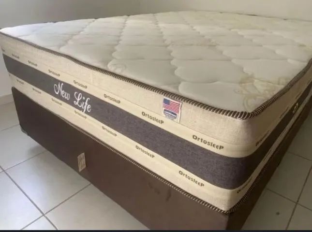 Cama box colchão e base (10x sem juros) 