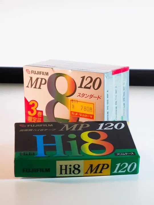 Fita de Vídeo Cassete Hi8 MP 120 - FujiFilm